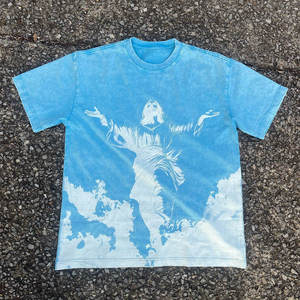 T-shirt en coton surdimensionné pour homme, noir uni, streetwear, avec poche, logo personnalisé, décontracté, manches courtes, mode hip-hop, fournisseur en gros - Product Image 1