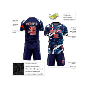 Custom <b>Soccer</b> Uniform 2026-100% Polyester Breathable Short Sleeve for Spring Summer Autumn - Product Image 6