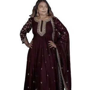 Salwar Kameez brodé pour femmes de très haute qualité en viscose, style indien, prix - Product Image 1