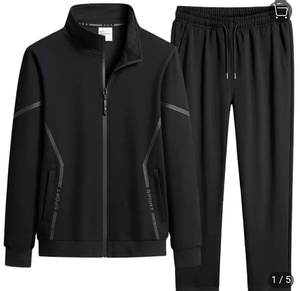 Vente en gros Survêtements pour hommes de qualité supérieure, dernière conception, pantalons de survêtement respirants 100% coton, unisexe, logo XL, polaire unie - Product Image 1