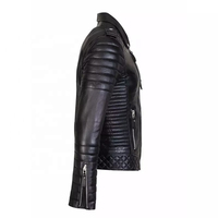 Veste en cuir pour homme à manches longues avec impression de logo personnalisée de haute qualité, en tissu toile, col montant, respirante et à séchage rapide