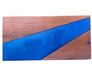 Tabla de cortar moderna de cocina blanca, madera y resina, última tabla de servir queso multifuncional de gran oferta - Product Image 4