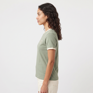 Camiseta de Algodón de Cuello Redondo y Corte Regular para Mujer, de Alta Calidad, Manga Corta, Transpirable, Informal, para Verano - Product Image 4