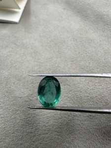 Aguamarina natural de corte ovalado, piedra preciosa verde suelta para la fabricación de joyas - Product Image 5