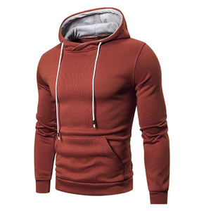 เสื้อฮู้ดดี้และเสื้อสเวตเชิ้ตแขนยาวสำหรับผู้ชาย ระบายอากาศได้ดี เป็นมิตรกับสิ่งแวดล้อม มีกระเป๋า ดีไซน์โลโก้ด้านหน้า สามารถสั่งทำและพิมพ์ได้ - Product Image 1