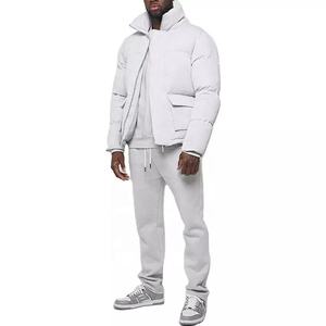 Veste d'hiver pour homme, nouveau Design, brillant, rembourrage chaud, bombardier à bulles, vente en gros - Product Image 6