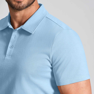 Chemises Polo Décontractées pour Hommes de Haute Qualité en Coton à Séchage Rapide avec Impression de Logo Personnalisé Couleurs Unies Chemise Durable Vente en Gros - Product Image 3