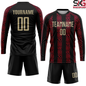 Ensemble de maillots de football personnalisés à séchage rapide, uniforme de football à manches courtes, vêtements d'équipe pour adultes - Product Image 4