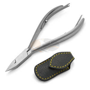 Pince à ongles professionnelle conique pour pédicure, en acier inoxydable, pour ongles incarnés, coupe-ongles d'orteil à ouverture large, pour bébé - Product Image 1