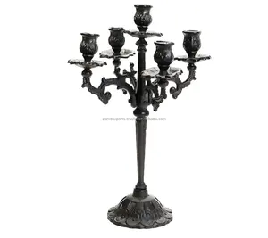 Porte-bougie à thé en céramique fait main de style nordique pour salon, finition dorée design, Zahid Exports - Product Image 6