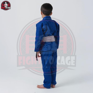 Trajes de Karate para Niños, Color Azul Sólido, Duraderos, de Buena Calidad, Nueva Llegada, Personalizables, Precio al por Mayor - Product Image 2