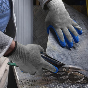 Gants de sécurité anti-coupure en caoutchouc latex enduit pour travaux de jardinage et de construction, vente en gros - Product Image 3