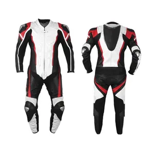 Custom Design Motorbike Leather Suit Motorcycle Leather Racing Suits Waterproof Racing Safety Bike Suits