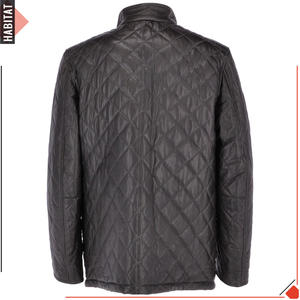 Boutique en ligne de vestes matelassées de luxe en cuir véritable pour hommes - Product Image 3