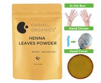 CARMEL ORGANICS Poudre de Henné Herbal 800 Grammes (Mélange de Henné, Amla, Bhringraj, Bacopa, Fenugrec, Neem) pour la Coloration des Cheveux