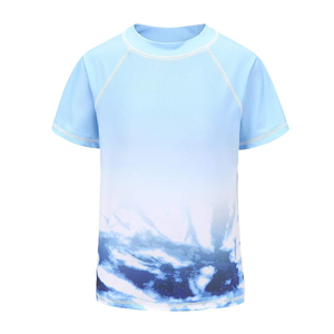 <b>Swim</b> Tee Short Sleeve Running <b>Shirt</b> Swimwear <b>Swim</b> Hiking Workout <b>Shirts</b> Factory Customs Logo Design - Product Image 5