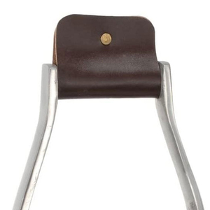 อานเหล็กตะวันตกฝังเทอร์ควอยซ์ลายดอกไม้ ขนาด 50x20x40 ซม. สำหรับขี่ม้า - Product Image 4