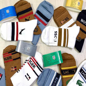 Calcetines para Hombre, Ecológicos, de Algodón y Elastano, en Existencia, Auténticos de Marca, para Oficina, Antiarrugas, Deportivos, Estilo Mixto - Product Image 6