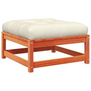 Poggiapiedi da Giardino in Cera Marrone Crema per Arredamento da Esterno - Product Image 5