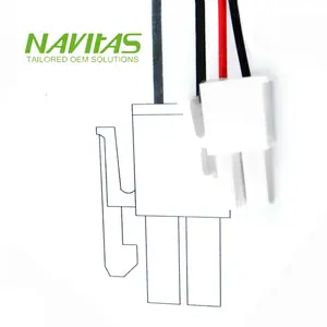 Molex kıvrım dişi soket 538-39-01-2025 4.2mm 2 pozisyon kablo demeti