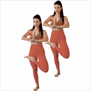 Conjuntos de yoga sin costuras de alta sujeción para mujer con leggings y top a juego, conjuntos de yoga para mujer fitness - Product Image 4