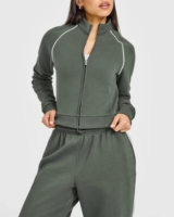 Veste de yoga coupe-vent légère, respirante, sans couture, écologique, en nylon, résistante à l'eau et à séchage rapide pour femmes grandes tailles – Vente en gros