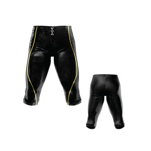 Wholesale Custom Heat-Transfer Printed Breathable Quick Dry American Football Jerseys & Pants Sets Short Sleeves - Product Image 4