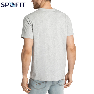 เสื้อยืดคอตตอนริงเกอร์แบบแห้งเร็วสำหรับผู้ชาย ออกแบบเองได้ สำหรับออกกำลังกาย พร้อมบริการพิมพ์ลายส่วนตัว เสื้อยืดเปล่าสำหรับผู้ชาย - Product Image 2