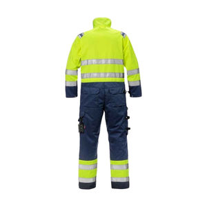 Vêtements de sécurité pour hommes, combinaison haute visibilité résistante au feu, veste et pantalon, uniforme de travail durable, vêtements de travail en usine, uniforme industriel pour soudeurs - Product Image 2