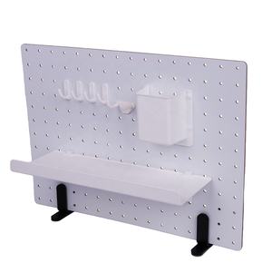 Para Durable y elegante MDF Pegboard Panel decorativo de pared Elegante decoración de habitación Estantes de exhibición - Product Image 2