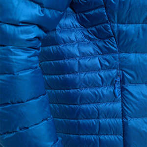Veste matelassée ultra-légère résistante à l'eau pour homme, vente en gros personnalisée, veste d'hiver thermique coupe-vent en duvet de canard bleu, vêtements d'extérieur - Product Image 6