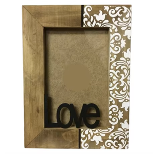Classic Brown Handmade Rustic Mango Wood Photo <b>Frame</b> with Glass Front for Tabletop Standing and <b>Wall</b> Hanging Use Indian Supplier - Product Image 5