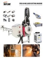 Machine de découpe laser à fibre CNC 2000W pour tubes carrés, ronds et galvanisés, découpeuse laser industrielle pour métaux