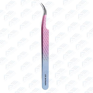 Pinzas de Acero Inoxidable para Cejas y Pestañas con Opción de Logotipo Personalizado, Pinzas para Pestañas al por Mayor, Venta Caliente, Metal Grueso - Product Image 3