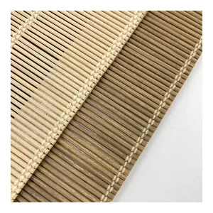 2.2mm Flat Woven Cor Natural Bambu Material cego