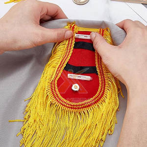Epaulettes de Uniforme Ceremonial de Color Sólido, Estilo Moderno, Hechas Profesionalmente, Venta al Por Mayor - Product Image 6