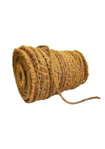 Corde en fibre de coco torsadée 100% naturelle, diamètre 4-20 mm, marque BINCO, marron, 100 m, pour artisanat, emballage, usage décoratif - Product Image 3