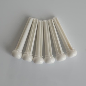Venta al por mayor de pasadores de puente de guitarra acústica de hueso para guitarra folk, piezas de repuesto, artesanía natural - Product Image 1
