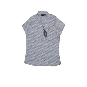 Women's Summer Cotton <b>Polo</b> <b>T</b>-<b>Shirt</b> Custom Graphic Top with Regular <b>Neck</b> 3D Pattern Denim Cashmere Material Female Outfit - Product Image 2