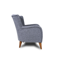 Luxuriöser Modularer Handgefertigter Bergère-Sessel Gepolstert mit Abnehmbarem Bezug Zeitgenössisches Design Holzbeine Schaumstoffgefüllt