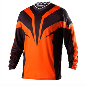 Jersey de Motocross Profesional de Estilo Único para Equipo de Carreras, Cómodo y Transpirable, Material de Poliéster y Spandex, Personalizable para Hombre - Product Image 6