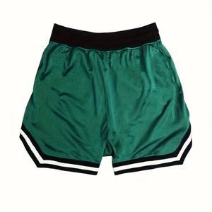 Shorts de basket-ball décontractés pour hommes, en mesh respirant, avec poche zippée, shorts de sport pour l'entraînement, logo personnalisé, séchage rapide - Product Image 4