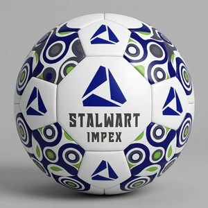 Stalwart Impex Custom Official League Soccer Ball Customized Size PU Leather Thermal Bonded Butyl Bladder Machine Stitched - Product Image 1