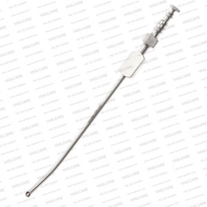 Cánula de Succión Adson – Tubo de Succión Quirúrgica de Acero Inoxidable – Aspirador de Alta Precisión para Quirófano de Vaslcare - Product Image 3