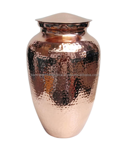 Urnas de Metal de Cobre para Adultos, Hombres o Mujeres, Artículos Funerarios Premium para Restos Humanos, Cremación Conmemorativa - Product Image 1