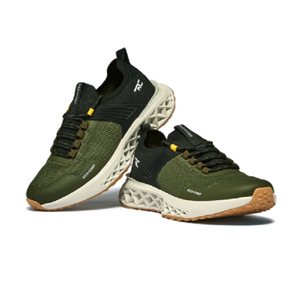 Chaussures de sport athlétiques noires pour hommes, légères, à lacets, respirantes et amorties - Product Image 1