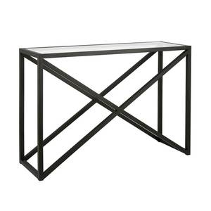 Multi Functional Foldable Iron Console <b>Table</b> with Stone Rock Slab Finish for Balcony Living Room and Entryway - Product Image 5