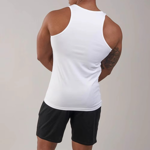 Custom Logo Top Quality New Custom OEM Gym <b>Singlet</b> Yoga Top Slim Workout <b>Men</b> Tank Tops Casual Fitness Yoga Wear - Product Image 2