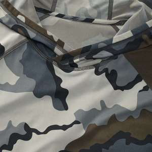 Chemise de performance légère à capuche pour la chasse, camouflage, respirante, séchage rapide, sport de plein air, tactique, couche de base camouflage - Product Image 6