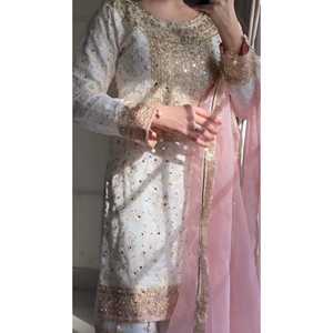 Designer <b>Modest</b> Sets for Parties <b>Top</b>-Bottom and Fancy Dupatta - Product Image 2